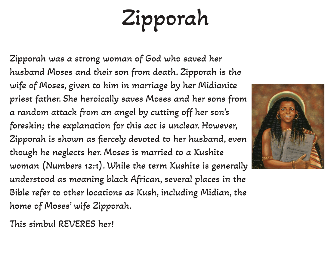 Zipporah - 1